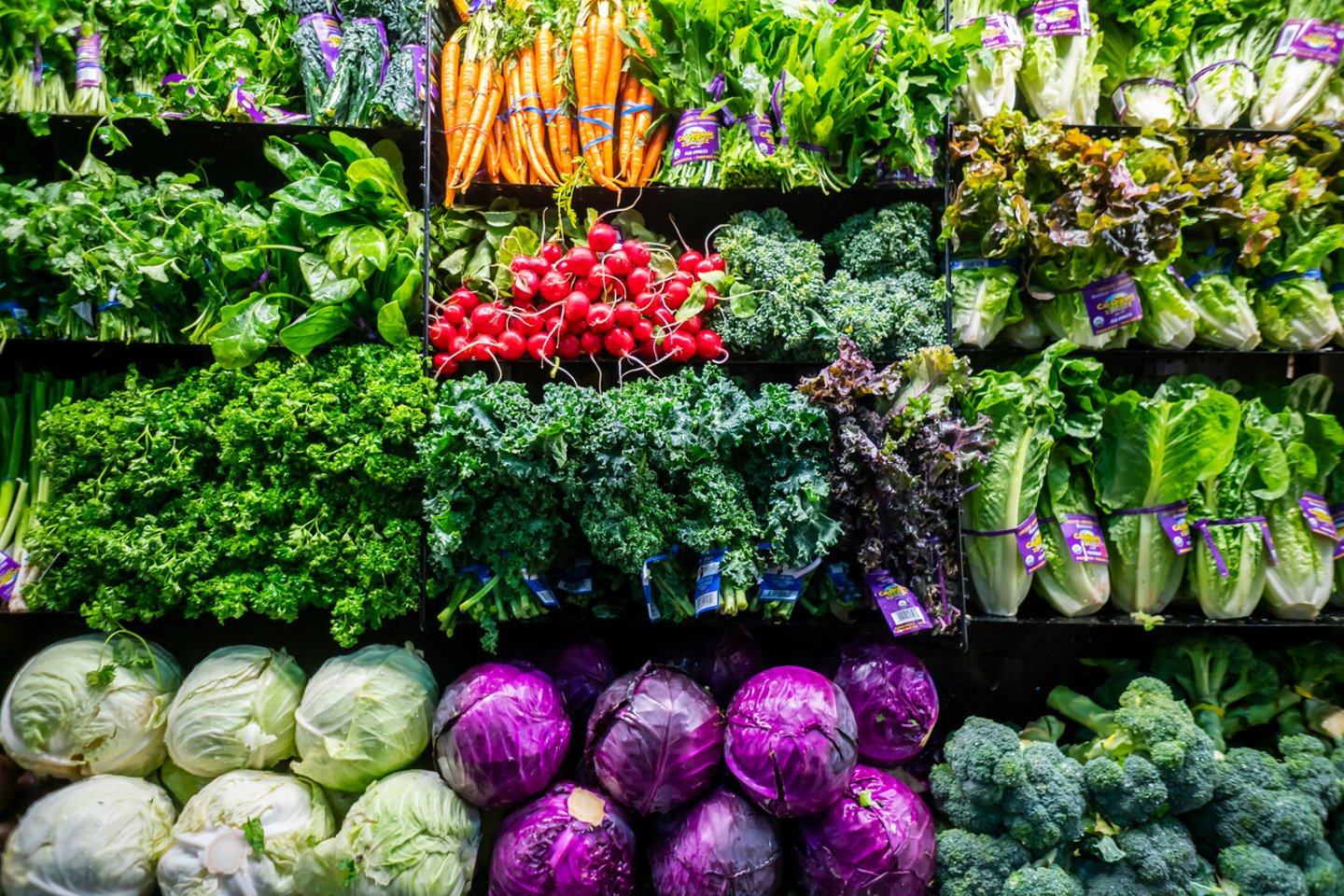 New York NY/USA-February 10, 2020 Organic produce department in a supermarket in New York; Shutterstock ID 1642090741