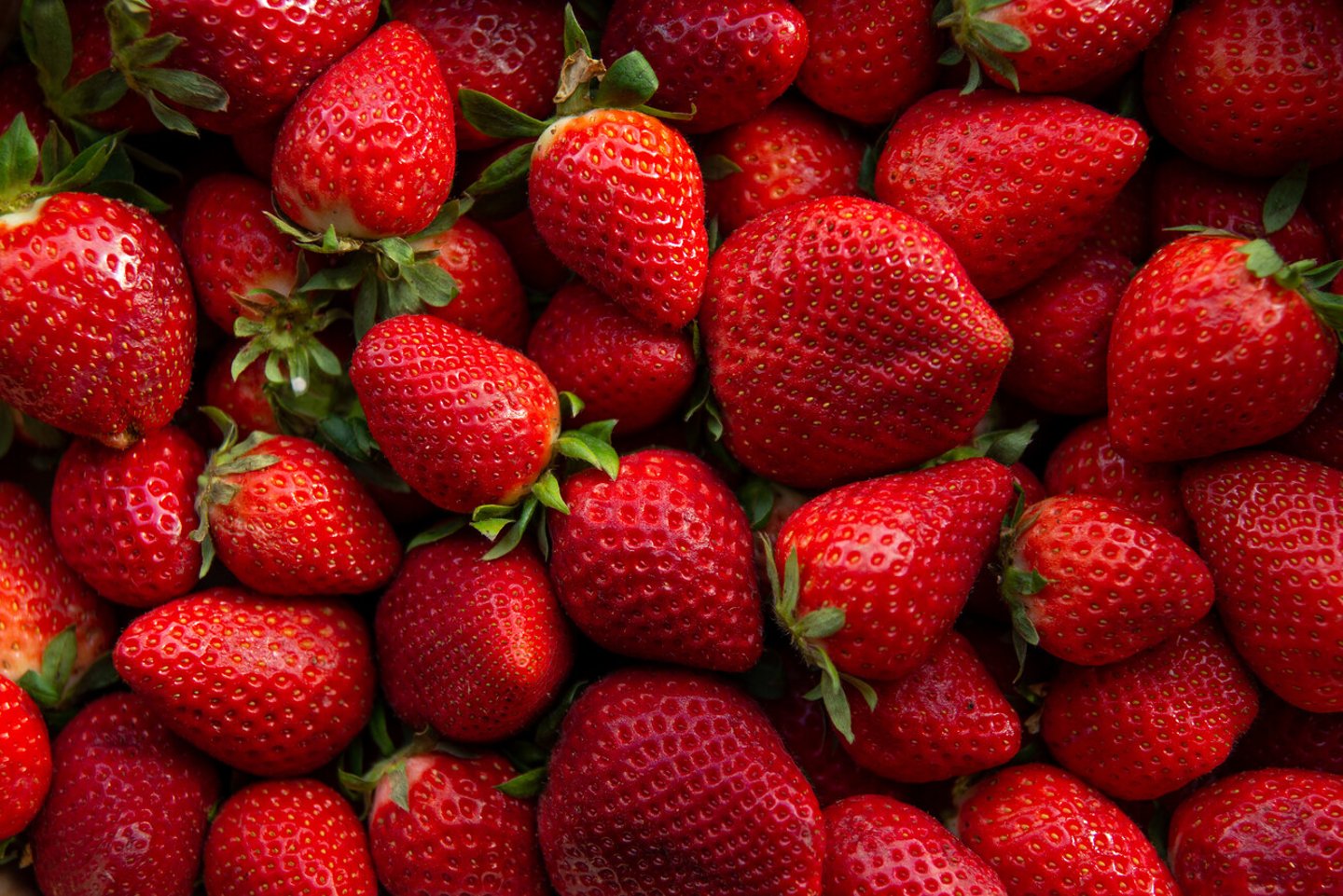 Red ripe strawberries background. Close up, top view.; Shutterstock ID 1725200269
