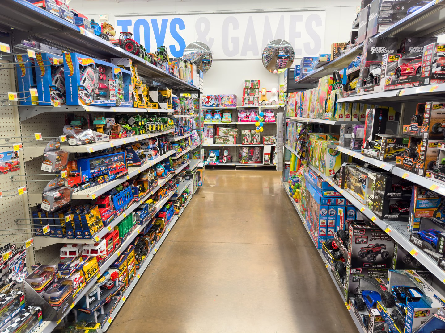 Walmart Canada toys & games section, California