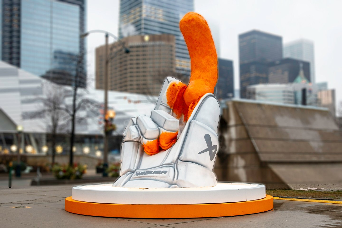 cheetos nhl all star weekend statue toronto