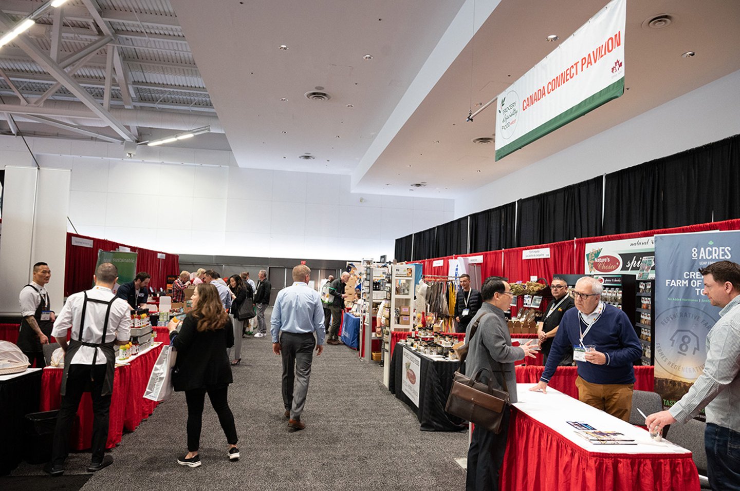 Trade show floor