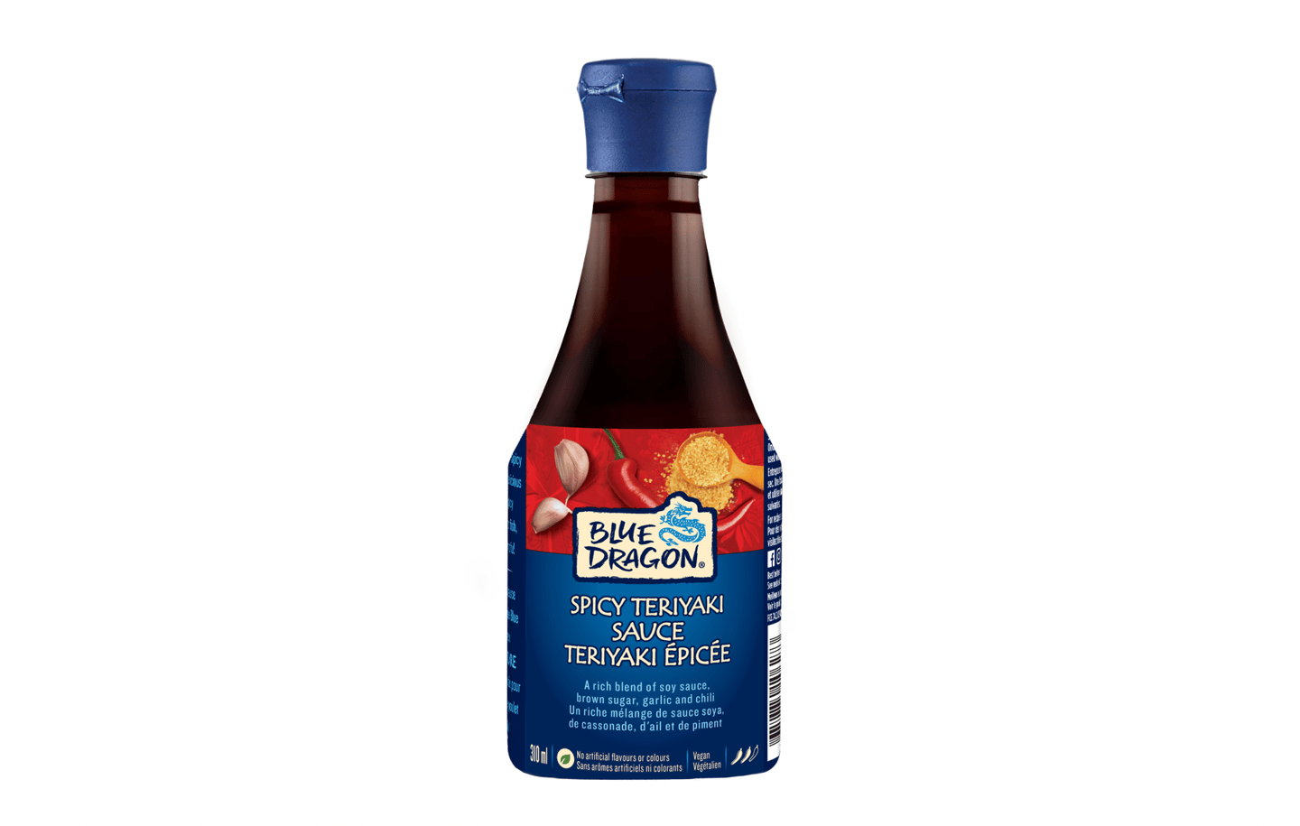 A bottle of Blue Dragon’s new Spicy Teriyaki Sauce