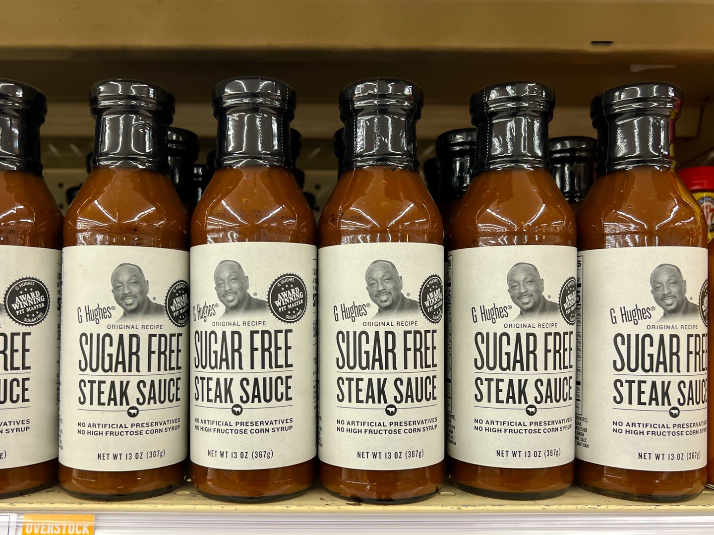 Summer Garden brand G Hughes Sugar Free Sauce.