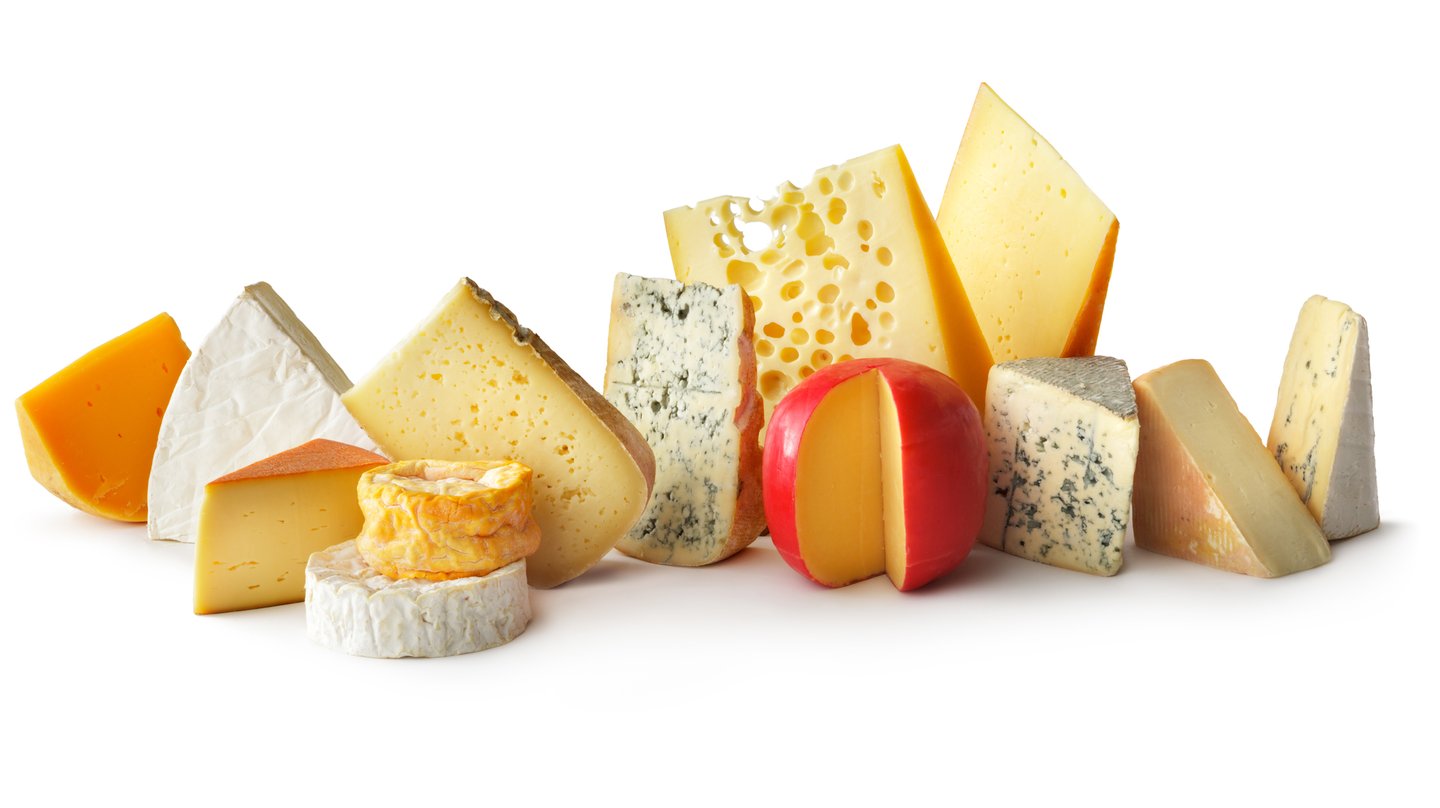 selection of cheeses