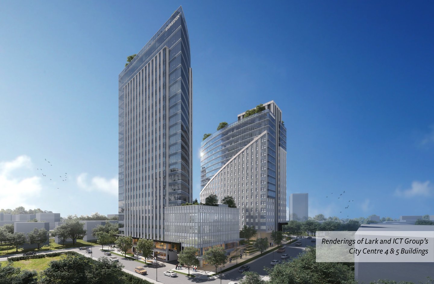  Lark Group’s Health and Technology District city centre 4 building rendering