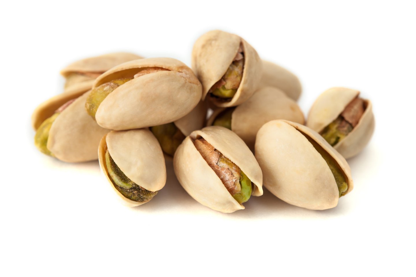 Isolated pistachios; Shutterstock ID 192524600