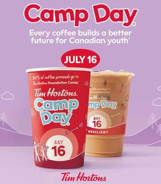 Tim Hortons Camp Day is back | Canadian Grocer