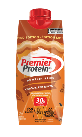 Premier Protein Pumpkin Spice High Protein Shake | Canadian Grocer