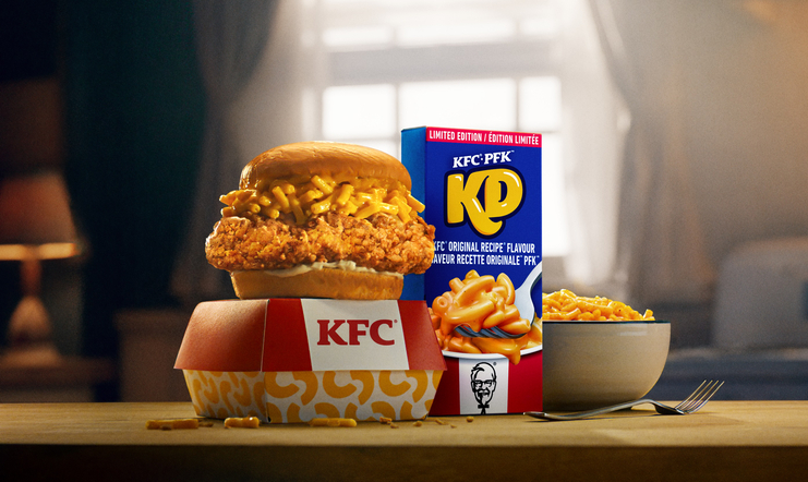 KD KFC Original Recipe Flavour Mac ‘n Cheese | Canadian Grocer