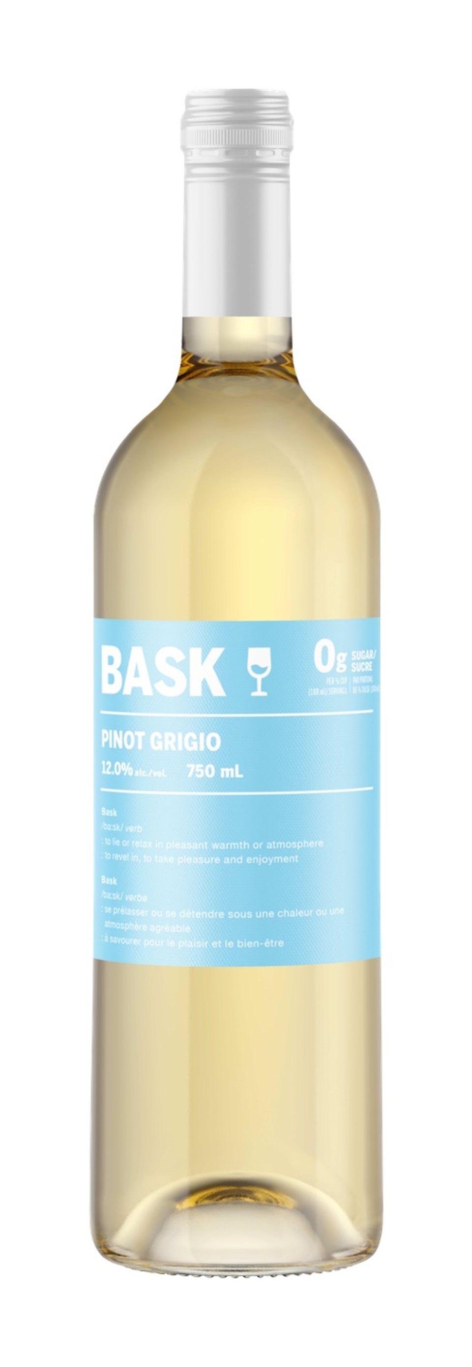 BASK low-calorie Pinot Grigio