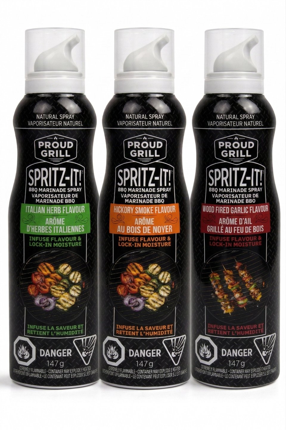 Proud Grill Spritz-it! BBQ Marinade Sprays