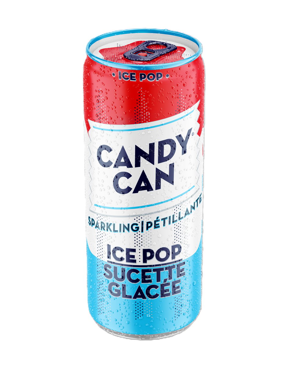 Can of Ice Pop sparkling beverage