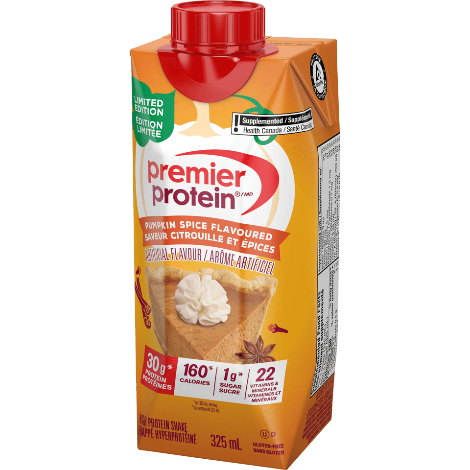 Carton of Pumpkin Spike high-protein shake