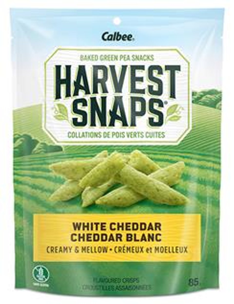Harvest Snaps Baked Green Pea Snacks White Cheddar