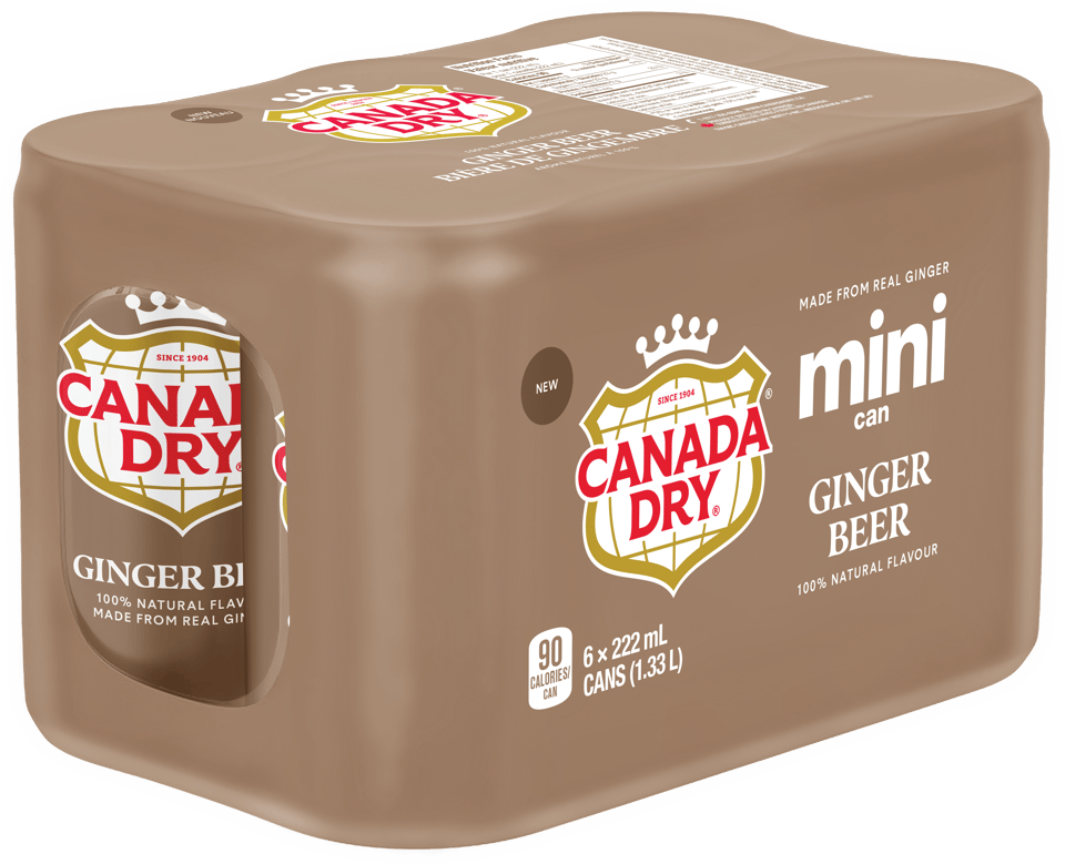 A case of Canada Dry Ginger Beer