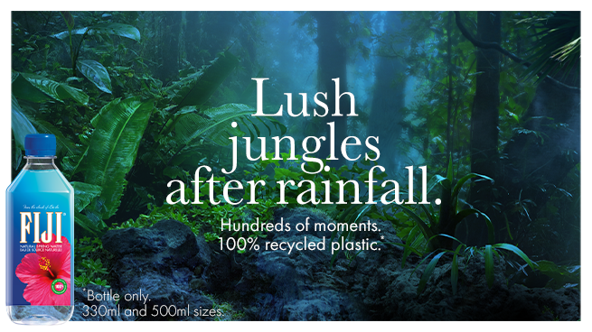 FIJI Water shifts to 100% recycled plastic* | Canadian Grocer