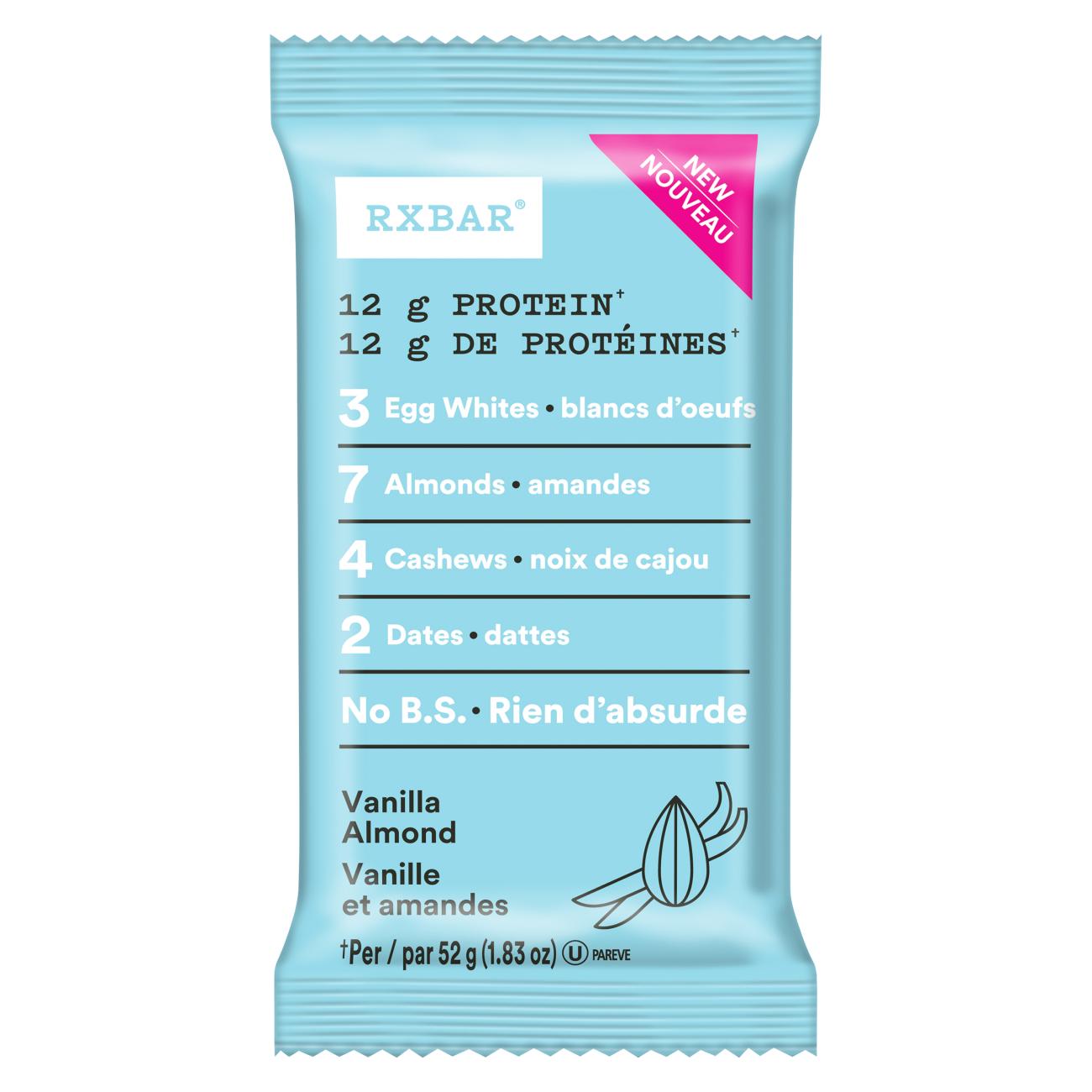 RXBAR Vanilla Almond Canadian Grocer