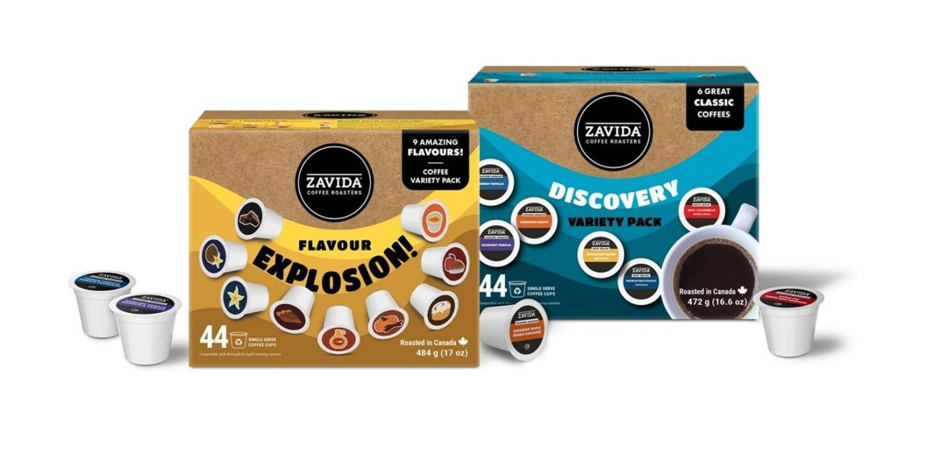 Zavida Coffee Roasters SingleServe Variety Packs Canadian Grocer