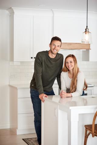 Evive's Dominic Dube and Claudia Poulin