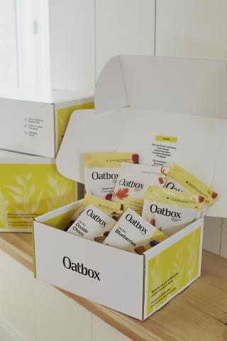 Oatbox subscription box filled oatmeals
