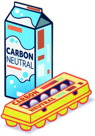 blair kelly illustration carbon neutral food