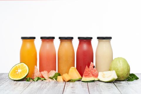 Enjoy some tropical fruit shake or juice during summer. The rich vitamin A guava, attractive orange colour, heat release function of lemon or watermelon's red sexy color would bring up you day.
