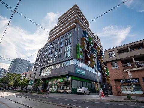 Exterior shot of T&T's new store at College and Spadina downtown Toronto
