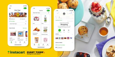 Giant Tiger partners with Instacart