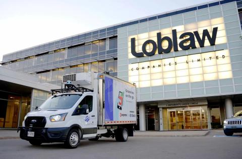 gatik loblaw autonomous truck