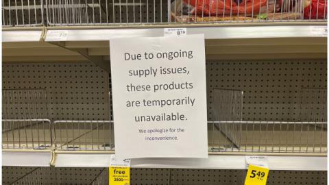 supply issues grocery store