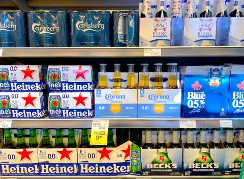 Beer, supermarket Canada