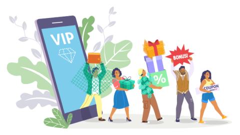 grocery loyalty programs illustration
