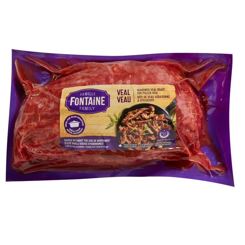 Fontaine Family’s Seasoned Veal Roast for Pulled Veal Canadian Grocer