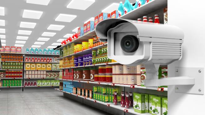 grocery security camera