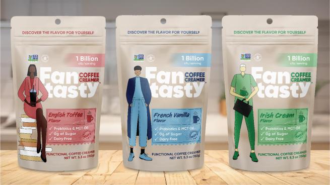 Fun-tasty coffee creamers