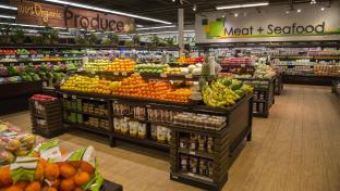 Produce section in Nature Emporium's Maple, Ont. store