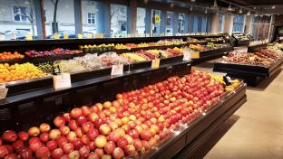 Produce section XMarket Chicago